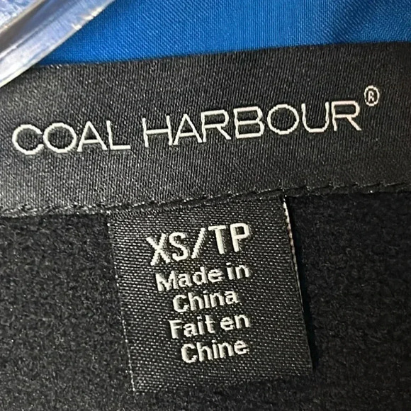 COAL HARBOUR soft shell jacket men XS turquoise blue color, fleece line,PTP 20” - Picture 11 of 16